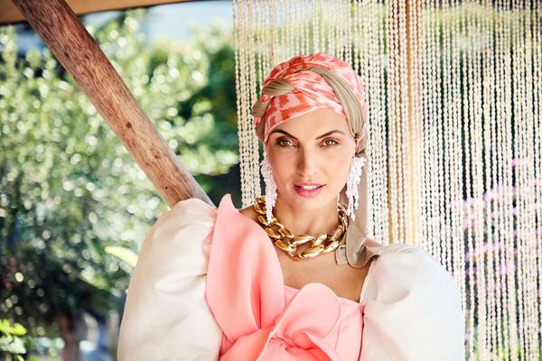 Hovedbilde Hodeplagg Sapphire Boho Turban 