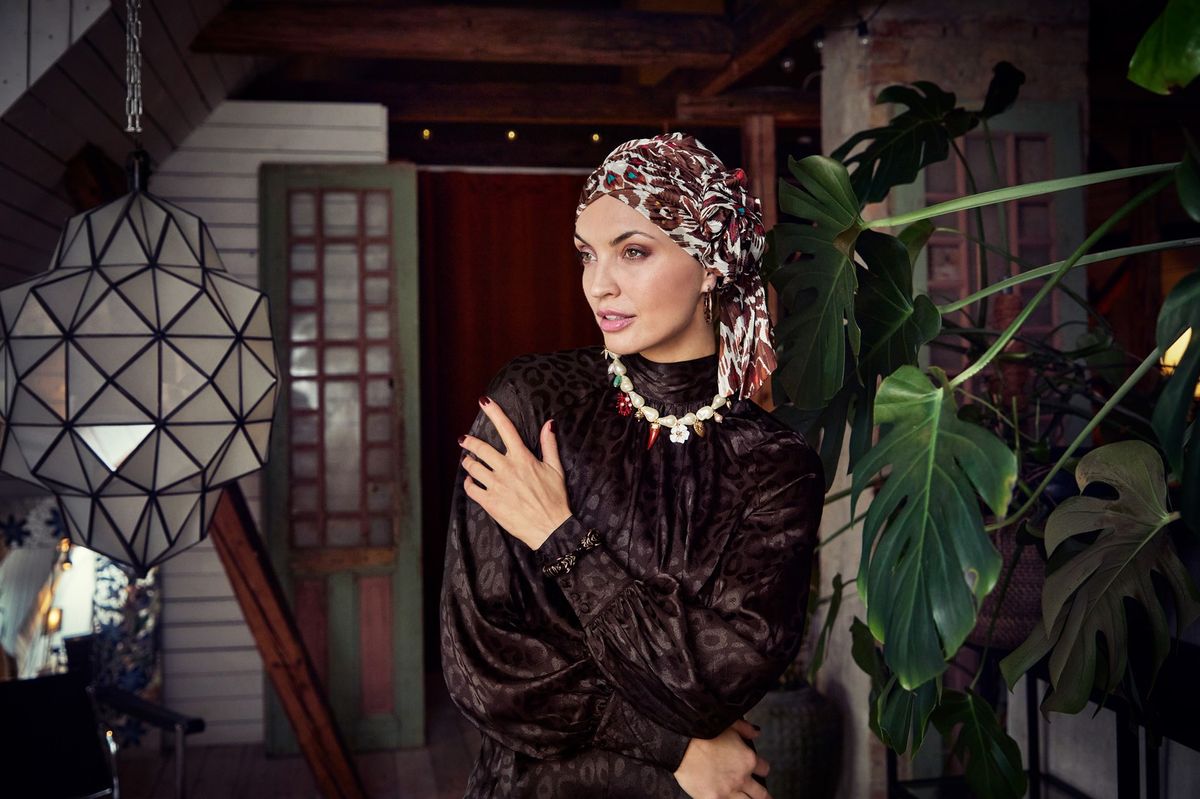 Hodeplagg HocJuvela Boho Turban set 