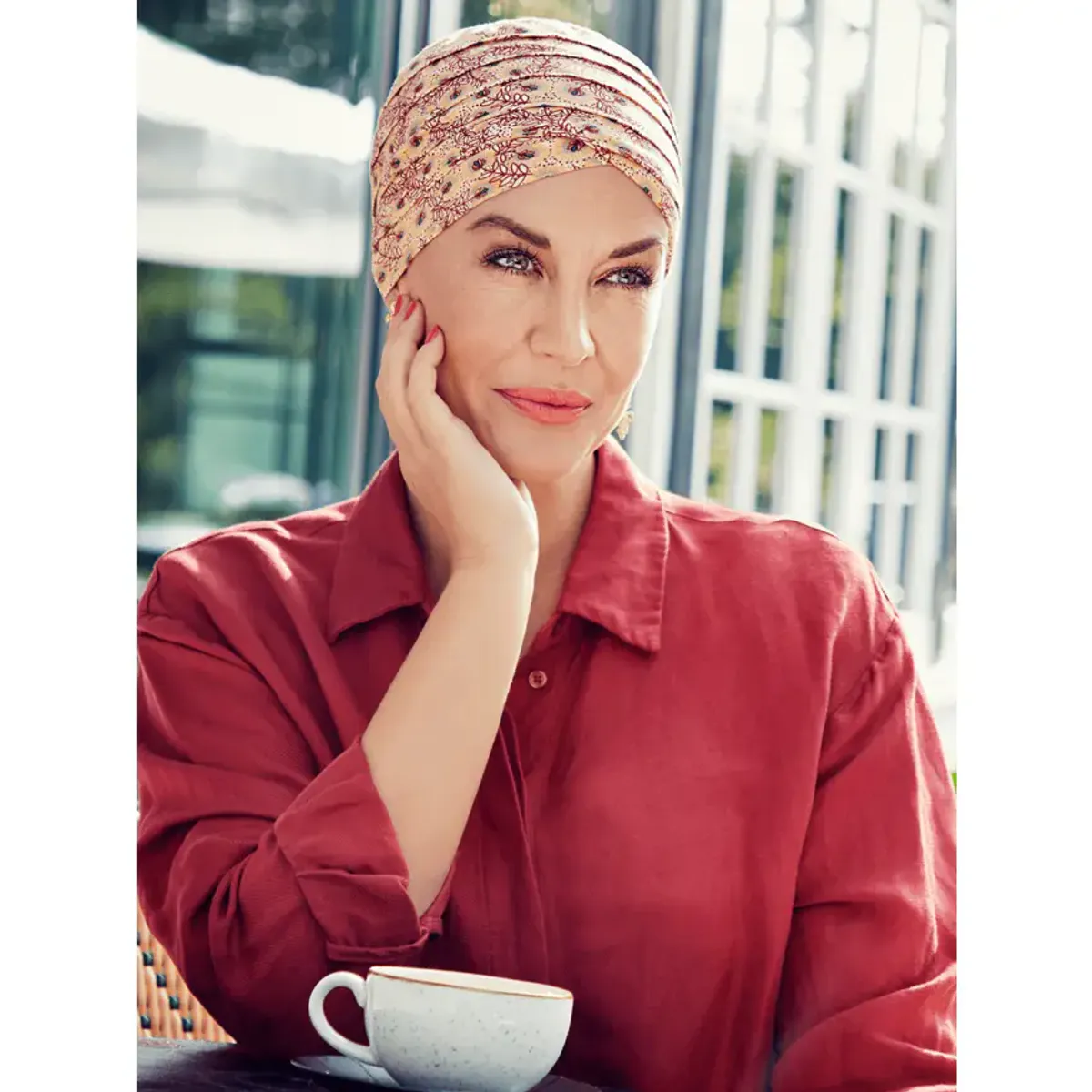 Hodeplagg HocYoga Turban Printed