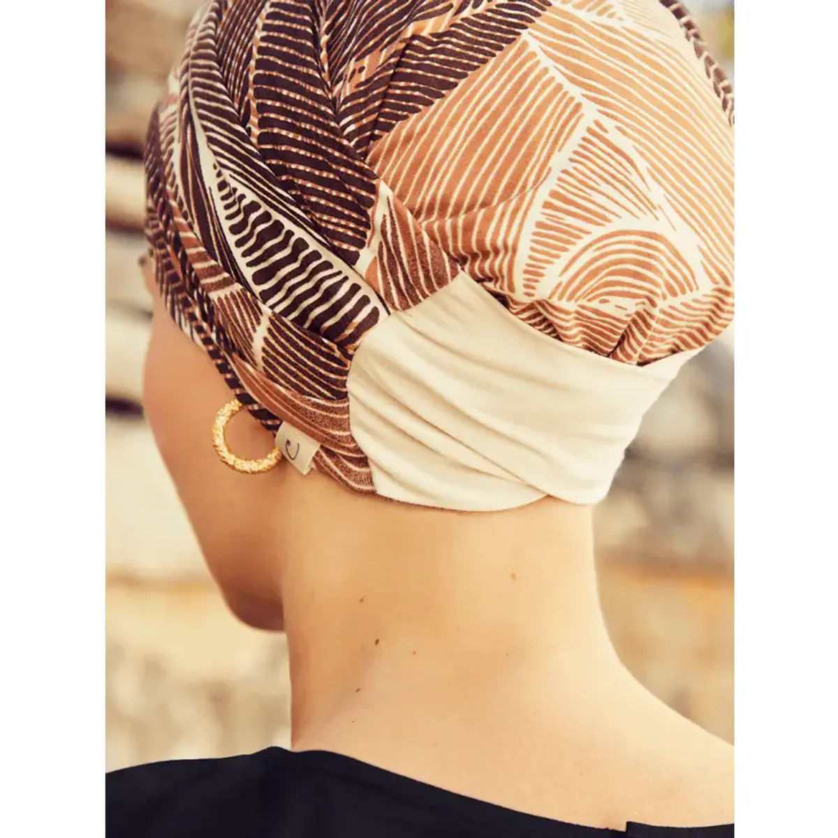 Hodeplagg Amia Turban Printed 