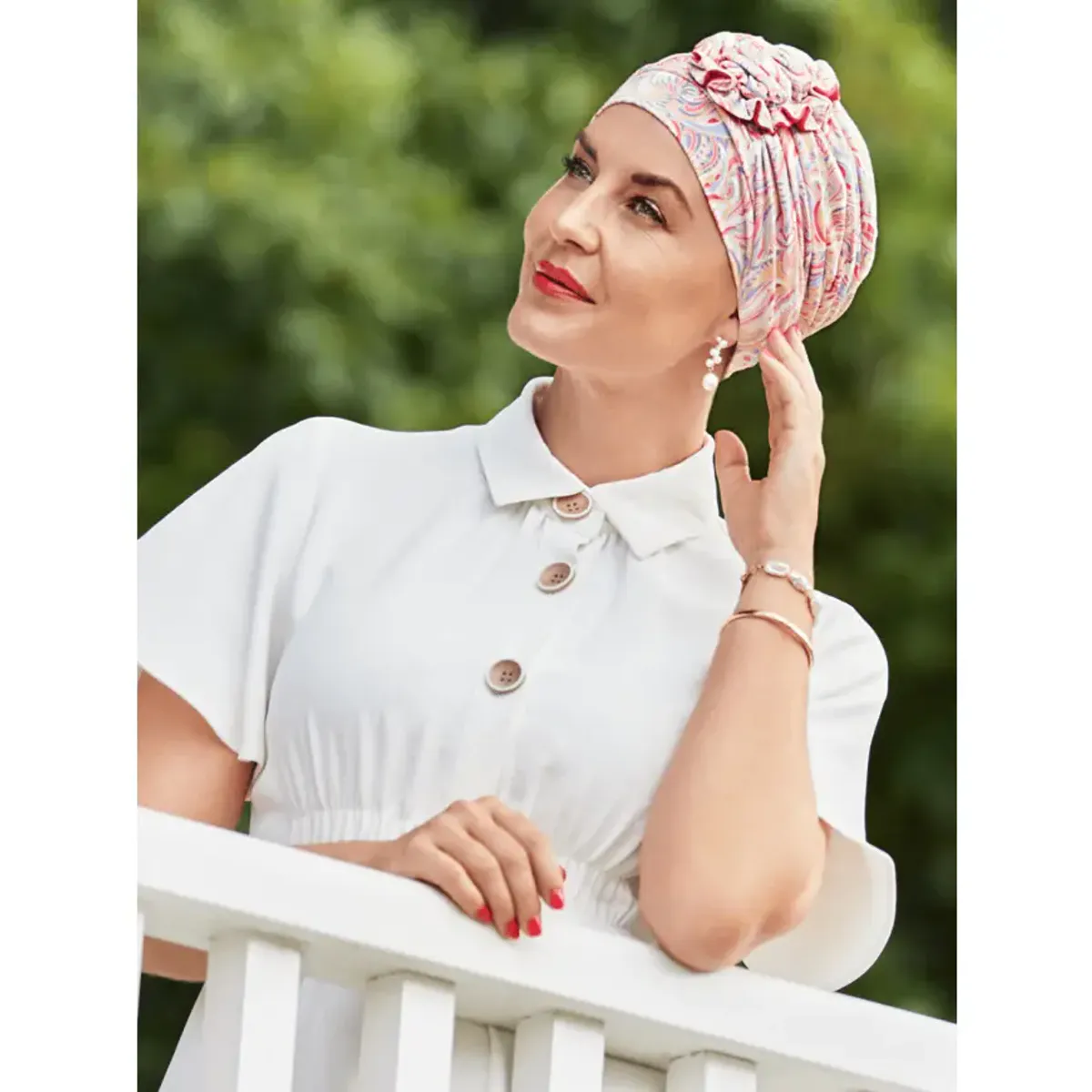 Hodeplagg HocLotus Turban Printed 