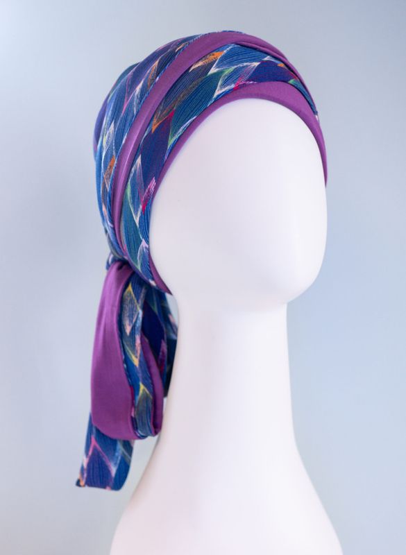 Hodeplagg Reversible Softie wrap print