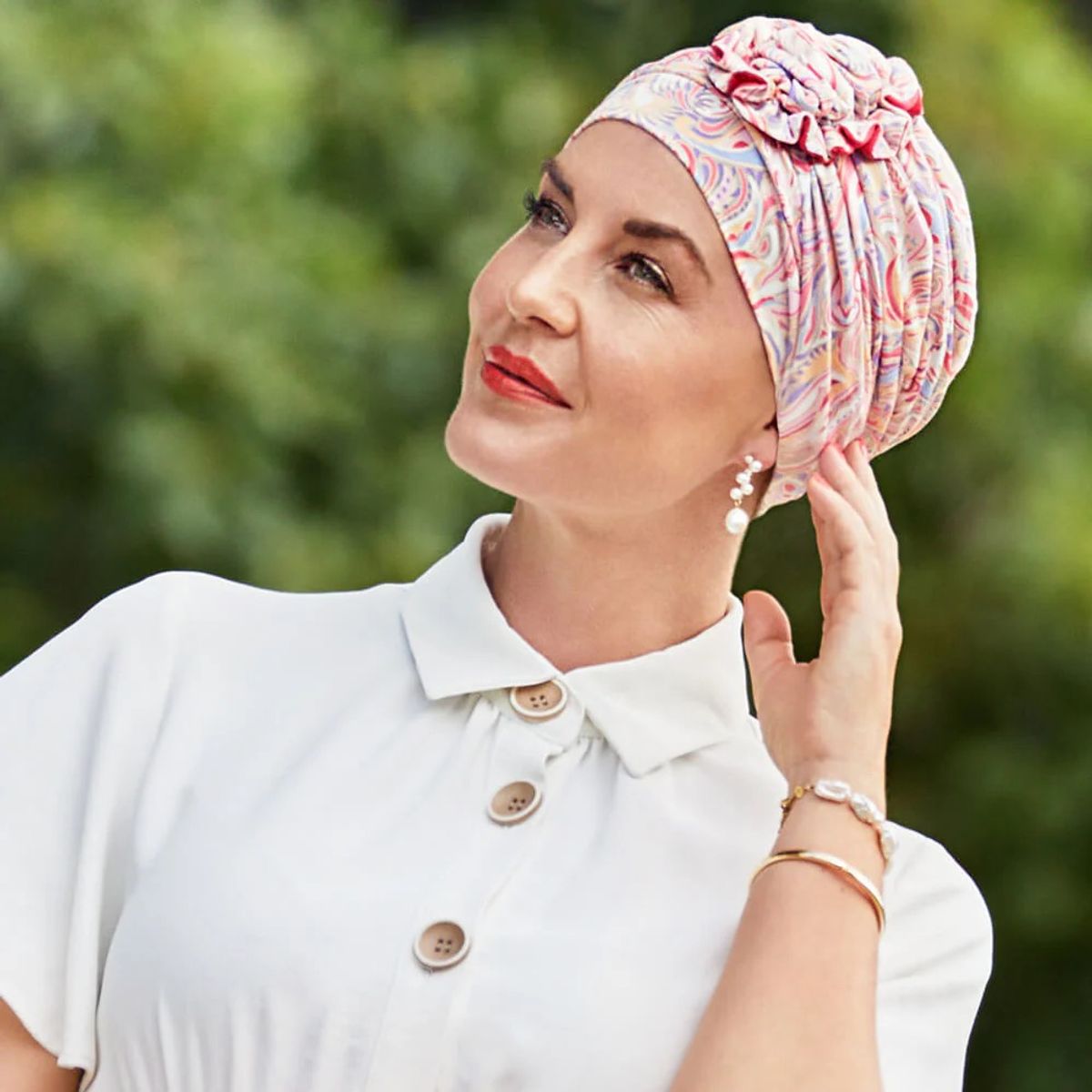 Hodeplagg Lotus Turban