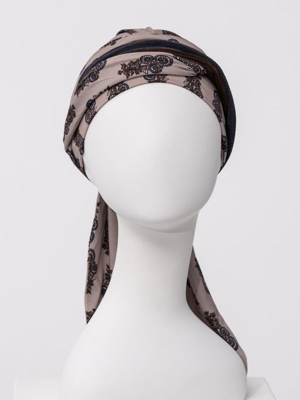 Hodeplagg HocBeatrice Turban w. Ribbons 