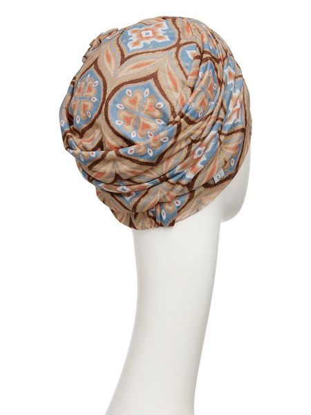 Hovedbilde Hodeplagg Lotus Turban Printed Linen 